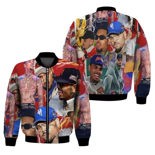 Discover Chris Brown Women's Bomber Jacket