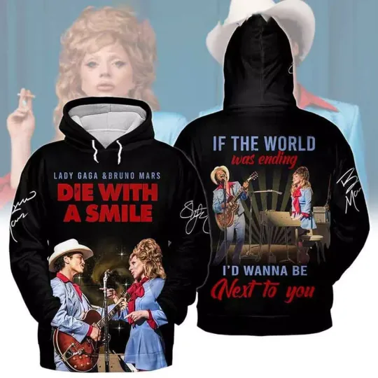 Discover 3d hoodie, Ld ga Bruno Mars If The World Ending I Wanna Be Next To You 2024
