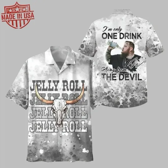 Discover Jelly Roll 3D Hawaiian Shirt Button Down