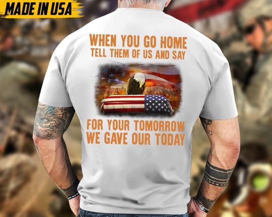 Discover Military Veteran T-Shirt Patriotic Fathers Day Gift Memorial Day T Shirt Patriotic Gift