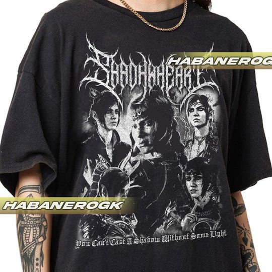 Discover Shadowheart Black Metal Vintage T-Shirt, Gift For Women and Man