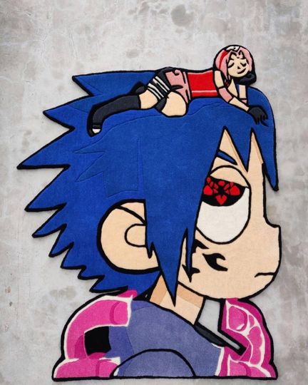 Discover SASUKE CARTOON RUG , Animation cartoon carpet , Fathers Day  gift