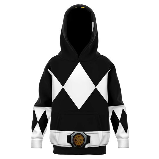 Discover Youth MMPR 'Black Ranger' Hoodie