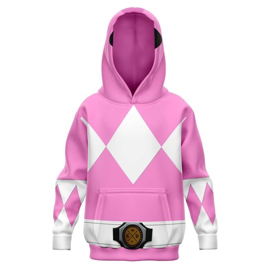 Discover Youth MMPR Pink Ranger Hoodie