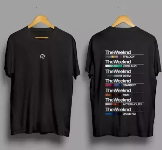 Discover Weeknds T-Shirt All Album Shirt Gift For Fan