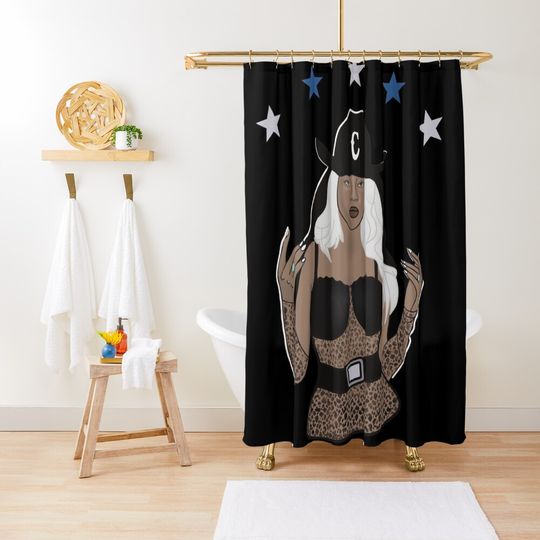 Discover Cowboy Carter Star Shower Curtain