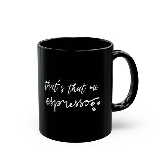 Discover Sabrina Carpenter Espresso Black Mug