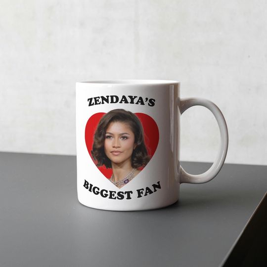 Discover Zendaya's Biggest Fan Mug, Ceramic Coffee Cups for Music Lovers, Perfect Gift for Fans