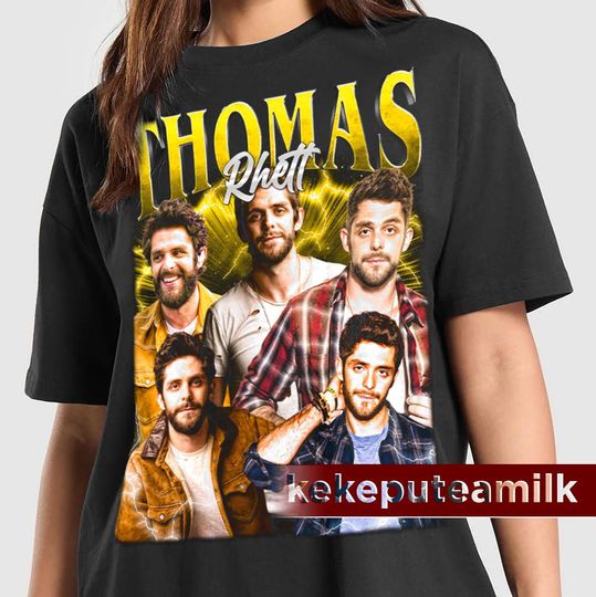 Discover Limited Thomas Rhett Unisex T-Shirt, Music Vintage 90s Tee