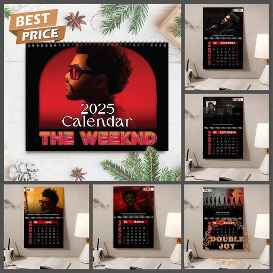 Discover Weeknds 2025 Wall Calendar