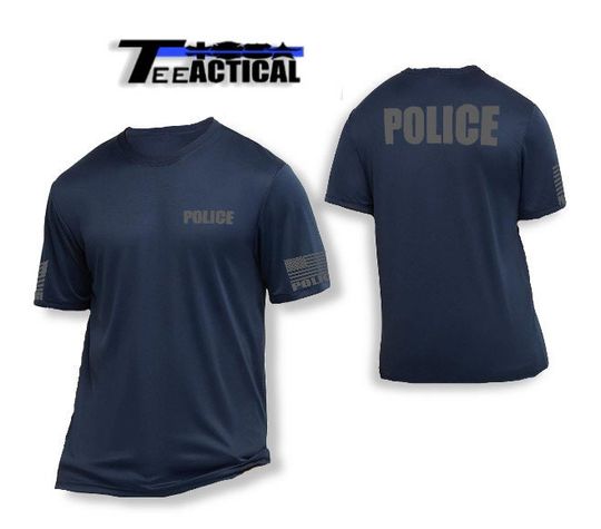 Discover POLICE Dark Gray on Navy 3D Shirts