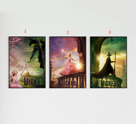 Discover Wicked Movie Poster  Wicked Movie Poster, Wicked Wall art, Glinda poster, Elphaba Poster