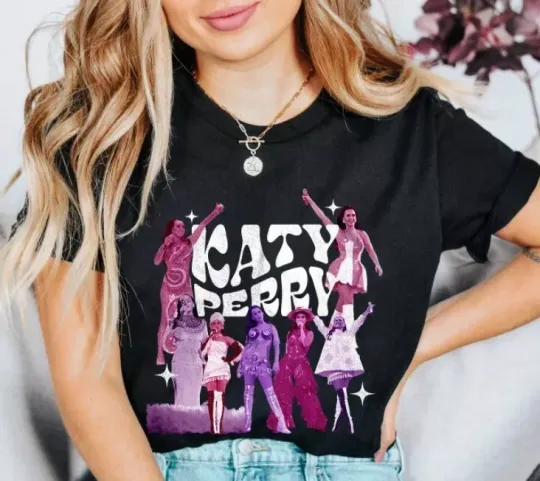 Discover Katy Perry Monochrome Photography T-Shirt Katycat Merch Gift