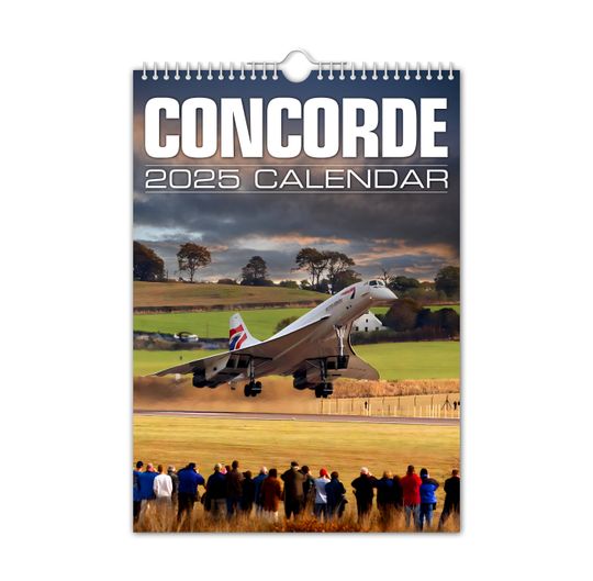 Discover Concorde - 2025 Wall Calendar