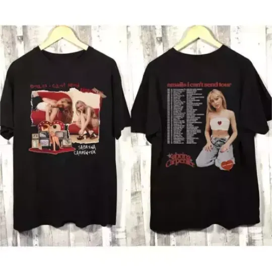 Discover Emails I Can't Send Tour 2023 T-Shirt Sabrina Carpenter
