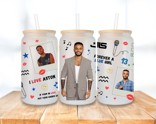 Discover Aston Merrygold glass tumbler / Aston JLS Merch