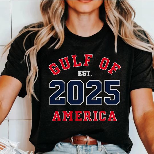 Discover Gulf of America 2025 Shirt, Anti Gulf of America Democrat Gifts