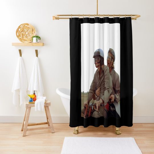 Discover Dumb and Dumber Dumb and Dumber Bike Ride Shower Curtain