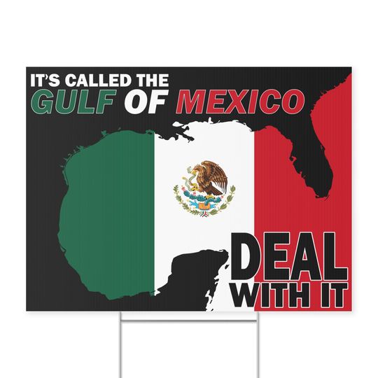 Discover Gulf Of Mexico Yard Sign