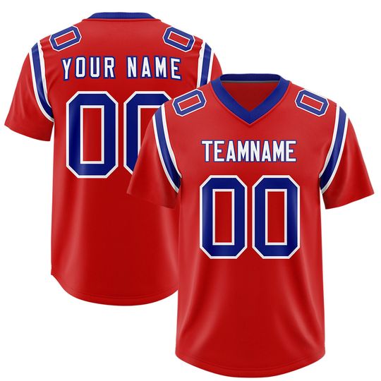 Discover Custom Football Jersey for Men Women Youth Personalized Add Team Name Number