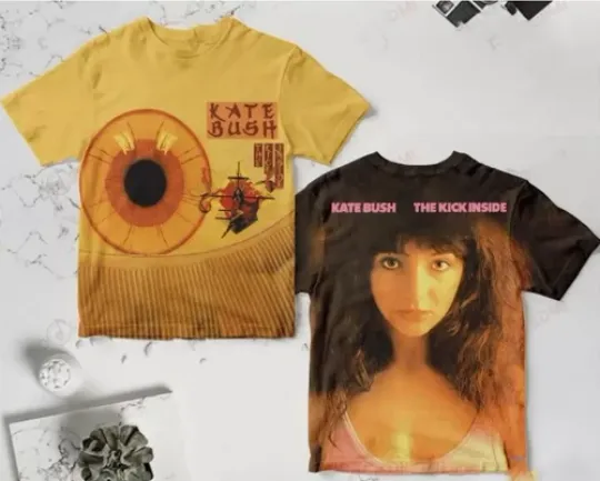 Discover Kate Bush The Kick Inside Album Cover AOP 3D T-shirt