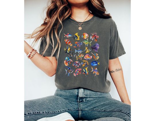 Discover Tropical Fish Shirt, Fish Vacation Shirt, Aquarium-Fish Shirt