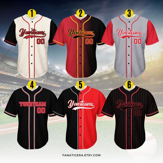 Discover Personalized Team Name And Number Baseball Jersey, Custom Baseball Jersey Shirt, Baseball Lovers B54