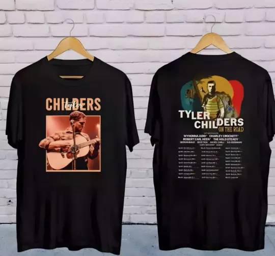 Discover 2025 Tyler Childers On The Road Tour Shirt, Tyler Childers Graphic T-Shirt