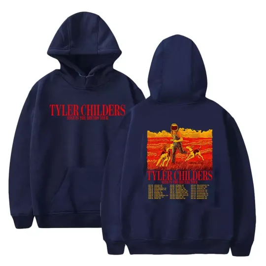 Discover 2 sided hoodie, Tyler Childers Send In The Hounds Tour 2023 Hoodie