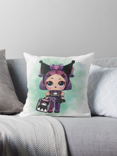 Discover LOL Surprise Loves Kuromi QT Pillow