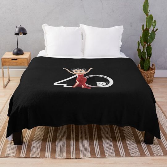 Discover Love Boop art Throw Blanket