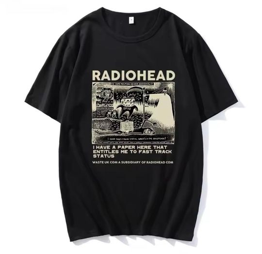 Discover Radiohead streetwear unisex T-Shirt