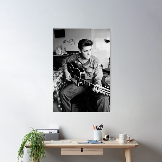 Discover 09 Young EP Playing Guitar Poster