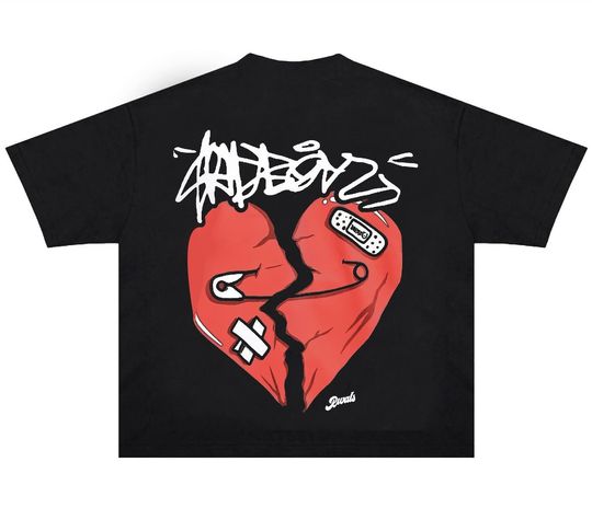 Discover Sad Boyz Junior H Heart Broken 3D T Shirt