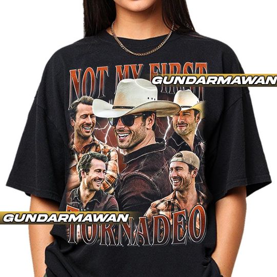 Discover Limited Not My First Tornadeo, Tyler Owens Vintage T-Shirt, Gift For Woman and Man