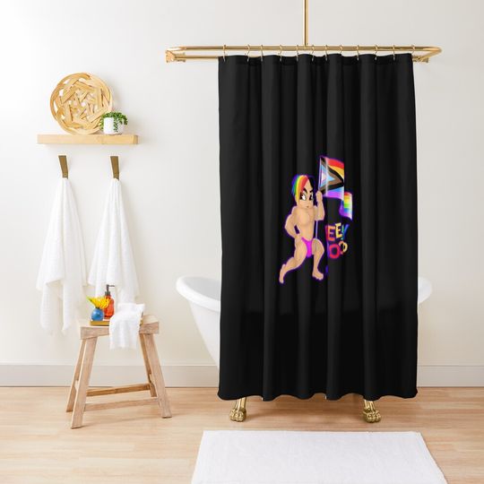 Discover Love Boop art Shower Curtain