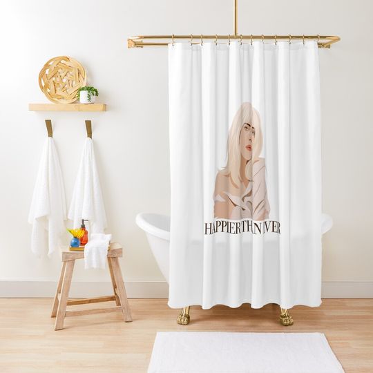 Discover Happier than ever Shower Curtain