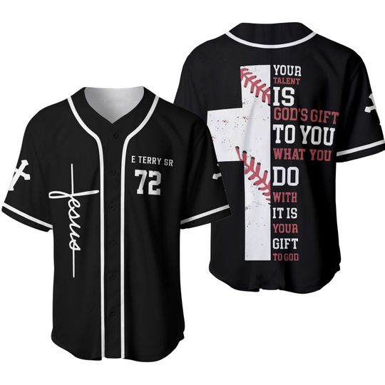 Discover Jesus Baseball Jersey, Personalized Baseball Jersey