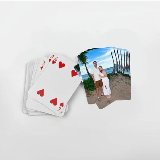 Discover Custom Couples Photo Playing Cards, Personalized Gifts for Anniversary
