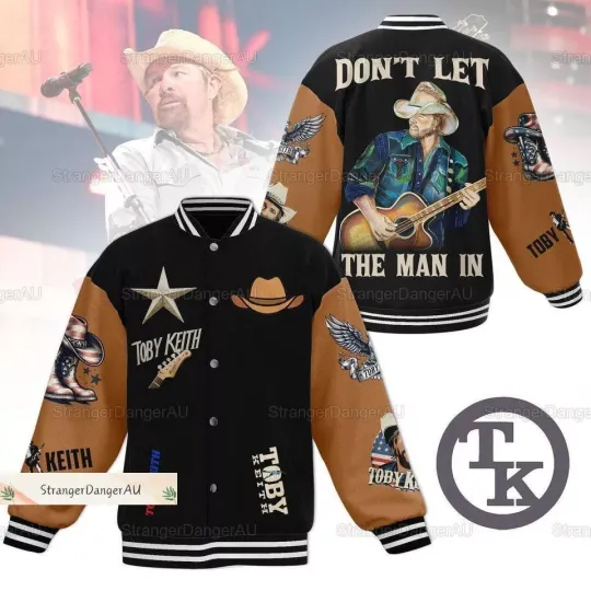Discover Retro Toby Keith Jacket, Toby Keith Honoring Baseball Jacket