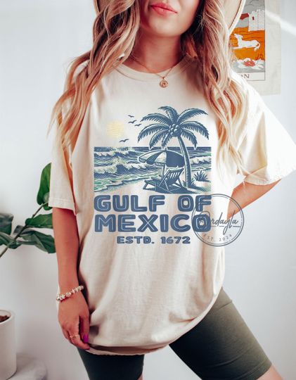 Discover Gulf of Mexico 1672 T-Shirt, Gulf of Mexico Shirt Gulf Coast Shirt