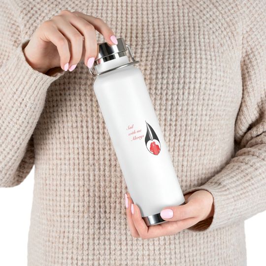 Discover Eternal Love's Quench: 'Sail with me Always' Insulated Bottlea Gift for Loved Ones - Copper Vacuum Insulated Bottle