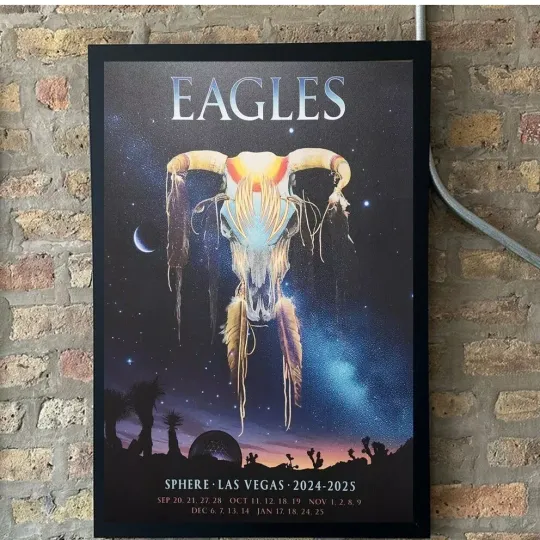 Discover The Eagles Sphere Las Vegas Residency Tour 2024-25 Poster