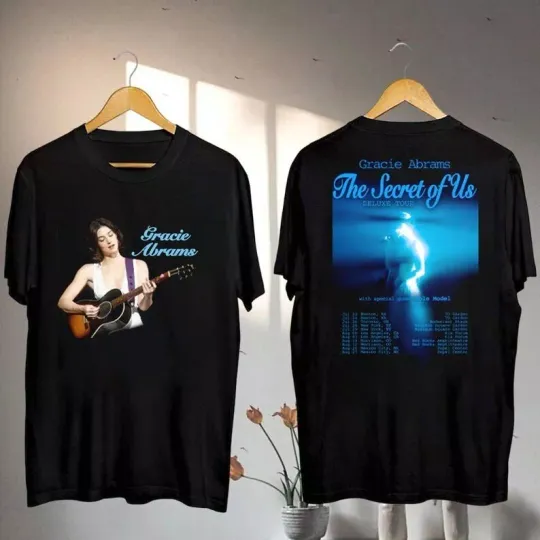 Discover Gracie Graphic Tee, Gracie Abrams The Secret Of Us Tour 2025 T-Shirt