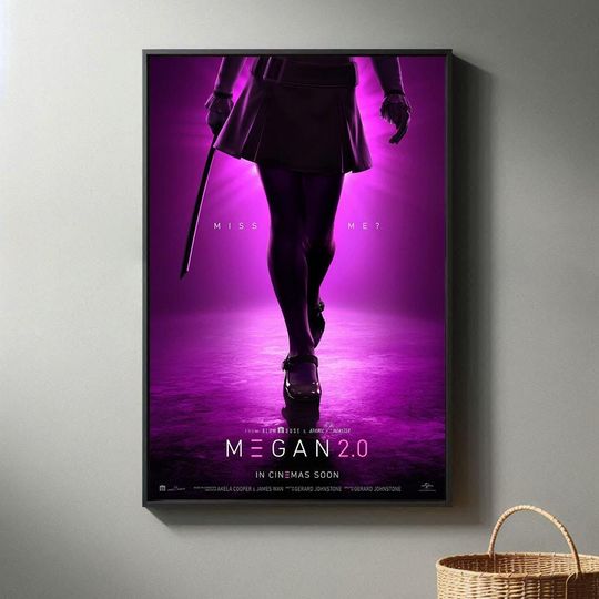 Discover M3GAN 2.0 Movie Poster | High Quality Canvas Print I 2025 Movie Poster