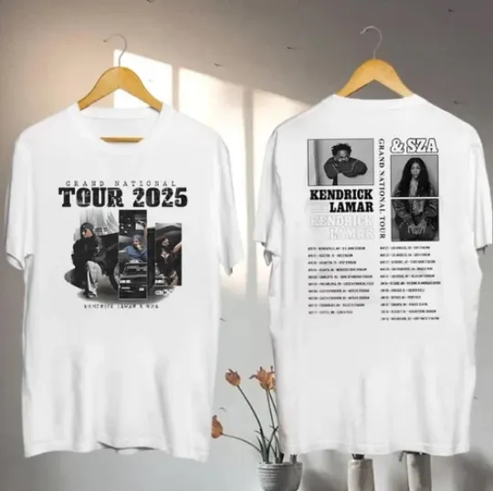 Discover Graphic Kendrick Lamar 2025 Grand National Tour T-Shirt, Kendrick Lamar