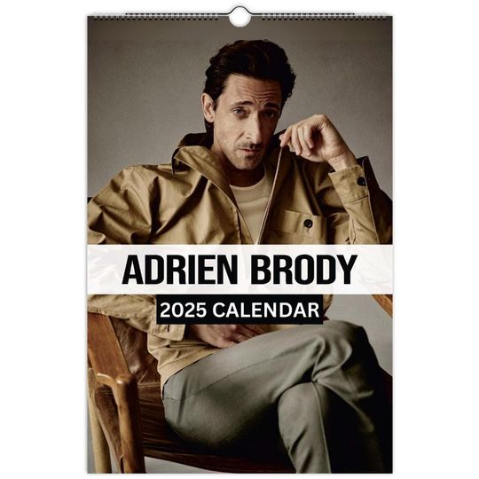 Discover Adrien Brody Wall Calendars 2025