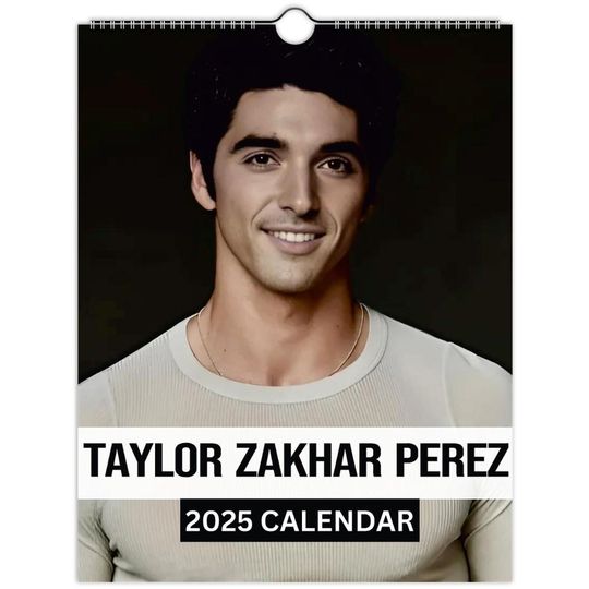Discover Taylor Zakhar Perez Wall Calendar 2025 Vol 1 Large, Fan gift