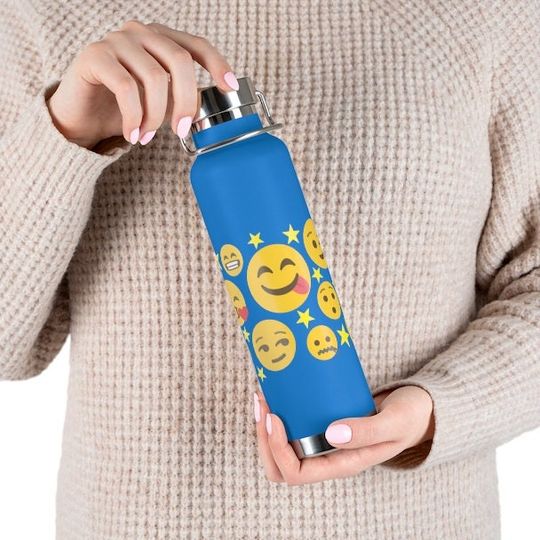 Discover Tween Emoji and Emoticon Copper Vacuum Insulated Bottle