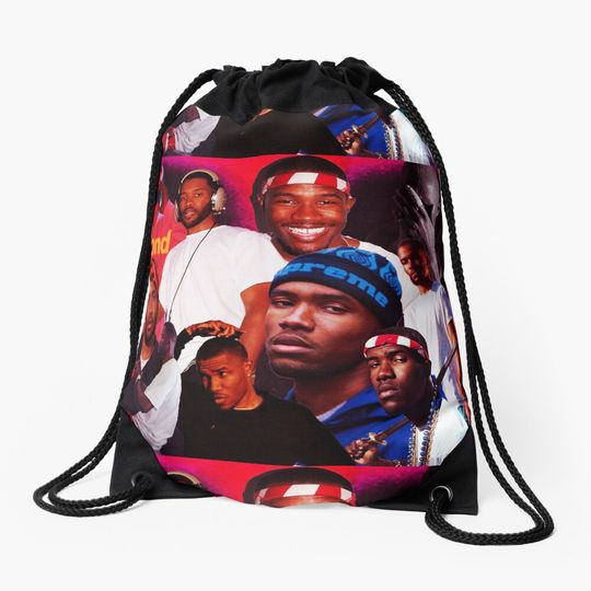 Discover Frank ocean collage Drawstring Bag